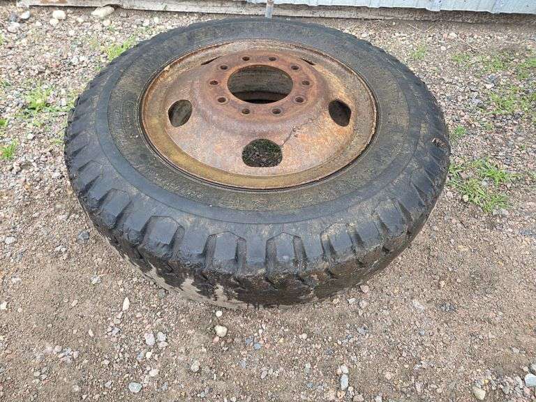 8.25 x 20 Tire and Rim