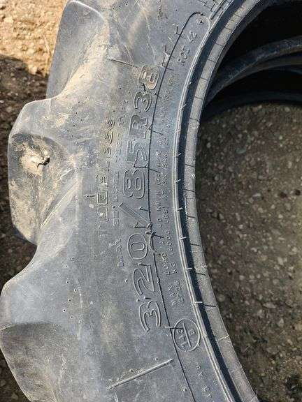 (2) 320/85R38 MFWD Tires, Buying All for One Money