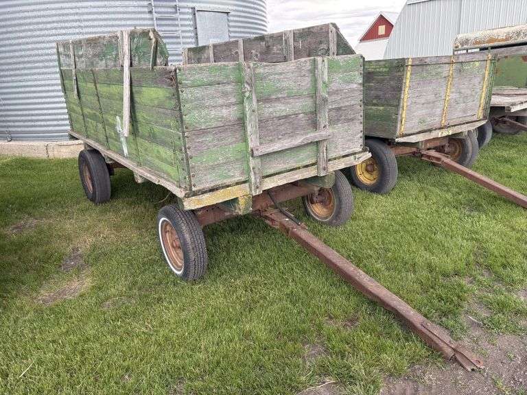 Barge Box, 5.5’x12’, 31” Sides, sideboards, on Mn 4 Wheel Gear, Hoist