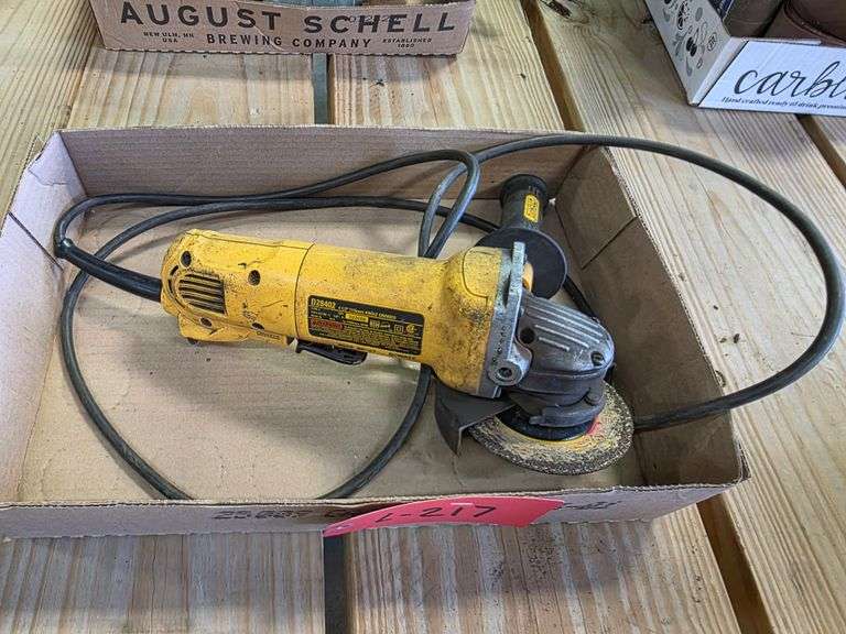 Dewalt 4.5” Electric Hand Grinder