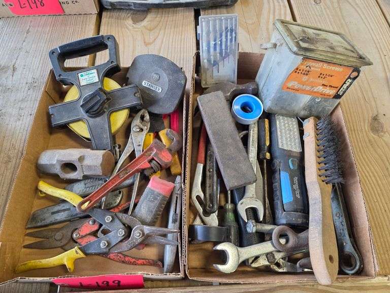 2 Boxes of Misc Tools