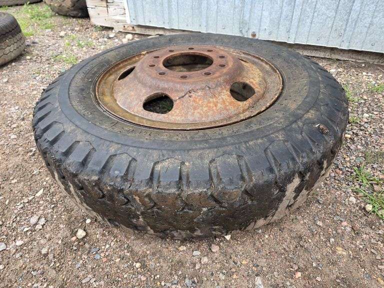 8.25 x 20 Tire and Rim