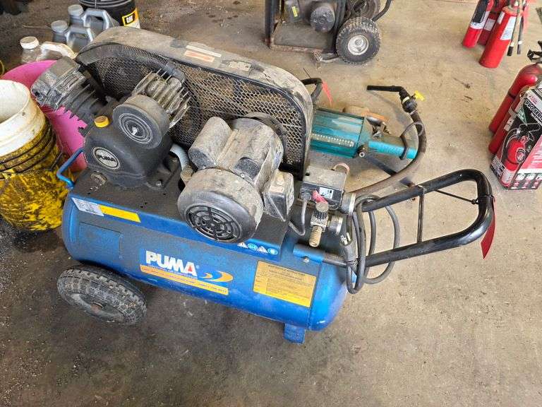 Puma Industrial Air Compressor, 20 Gal Tank, No Hose