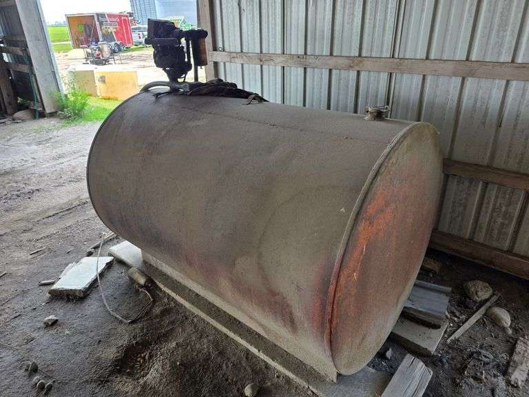 500 Gallon Fuel Barrel with Electric Pump and Automatic Shut off Nozzle