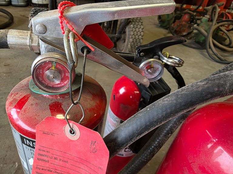 Assortment of Fire Extinguishers, Some Might Need Charging
