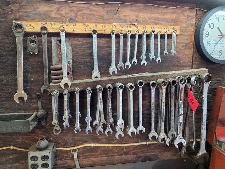 Large Assortment of Open End Wrenches