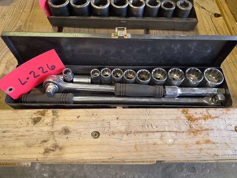 ½” Socket Set with Case