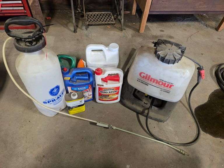 Misc Lawn and Garden Lot, Sprayers, Sprays and More