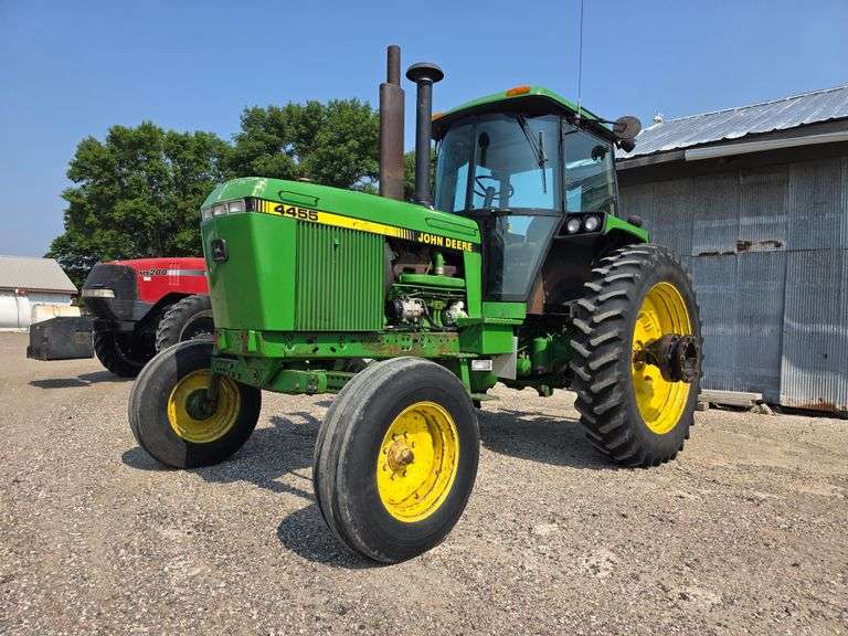 1990 John Deere 4455 2 Wheel Drive Tractor, 8,855 Hours, Quad Range Transmission, 9.50-20 Fronts, 14