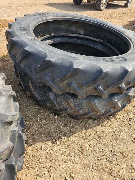 (4) 380/90R50 Tractor Tires, Buying All for One Money