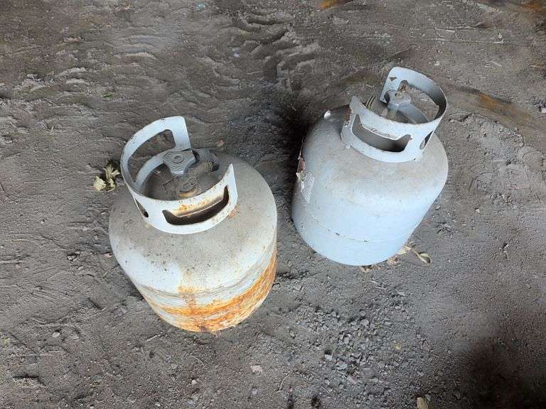 (2) 20lb Propane Tanks with Updated Hookups