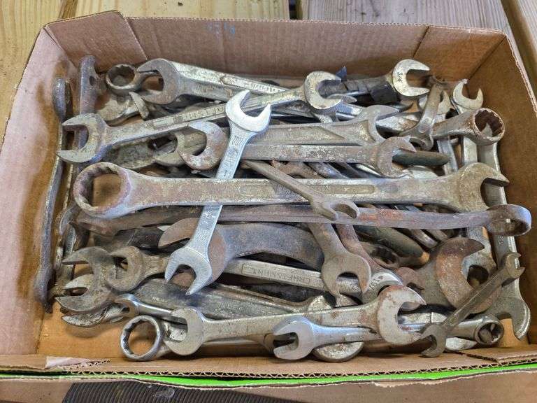 Large Assortment of Older Wrenches and Hand Files