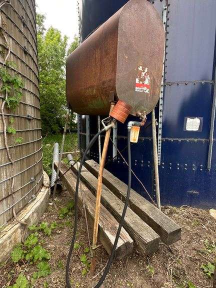 265 Gallon Overhead Fuel Barrel