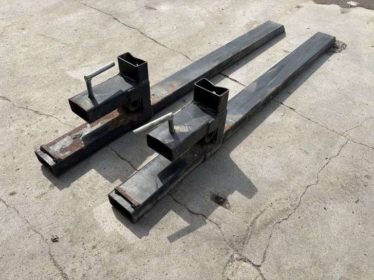 Bale Forks, Clamp on bucket style, 43”, 59” overall length