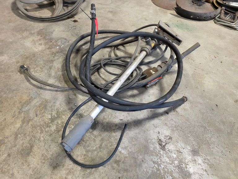 Chemical Tote Pump and Hose, Untested