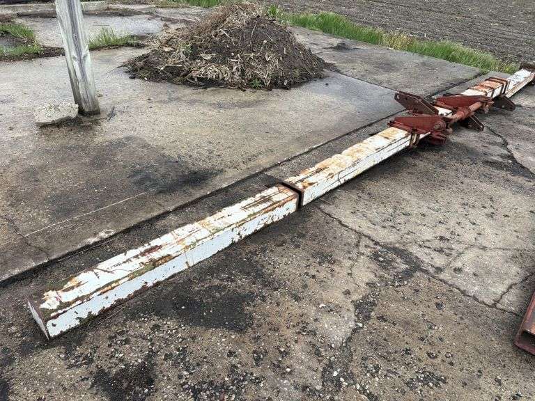 21’ of 5”x7”x1/4” Rectangle Tube, with IH 3 pt parts