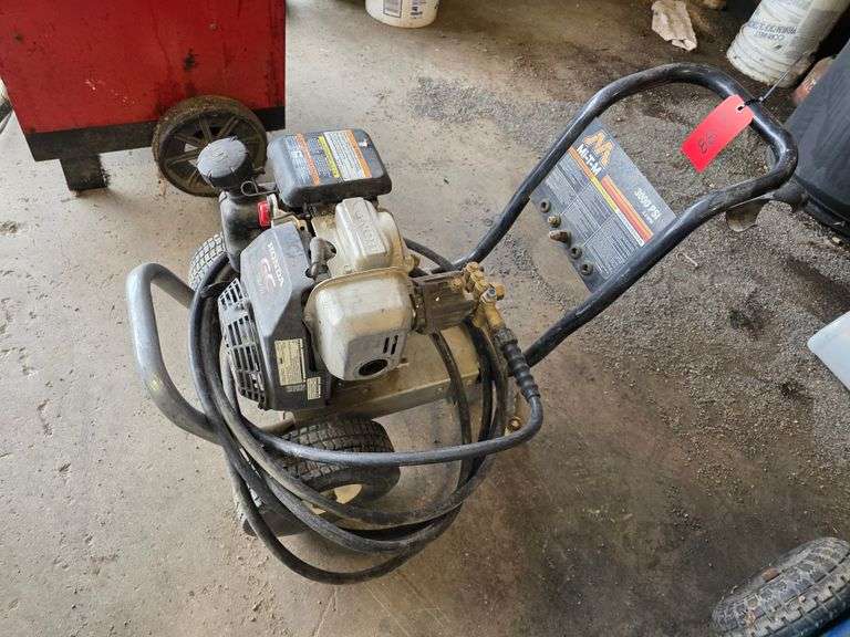 Mi-T-M Pressure Washer, 3000 PSI, Powered by Honda 190cc Engine, No Wand, Untested