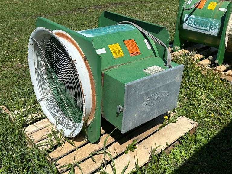 Sukup 24” Grain Fan, Needs Starting Solenoid (#10)
