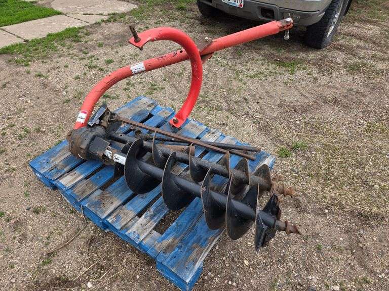 3pt Post Hole Auger, 540 PTO, 10” and 12” Bits