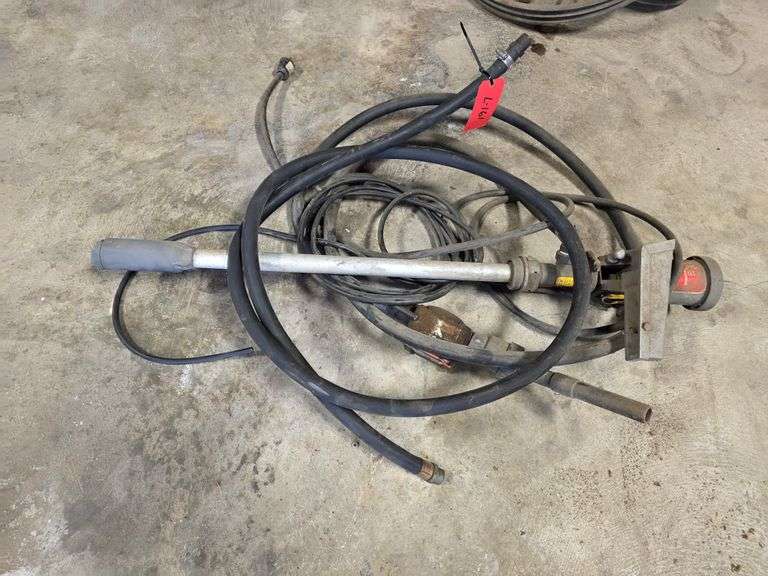 Chemical Tote Pump and Hose, Untested