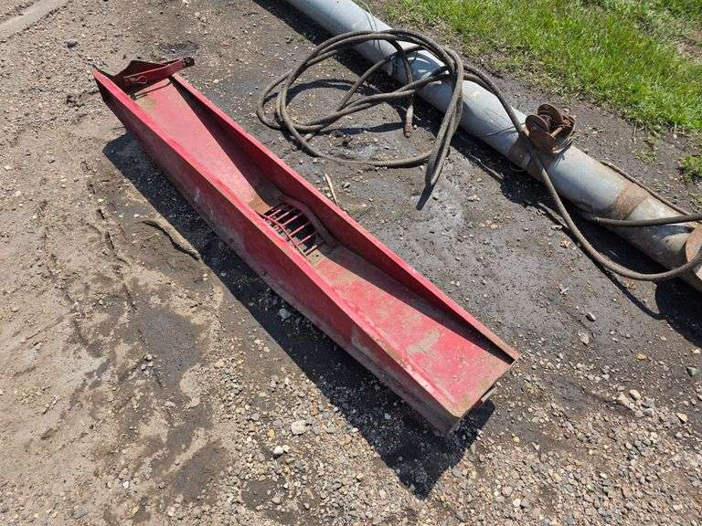 6” Gravity Box Drill Fill, Hydraulic Drive, Brush Auger