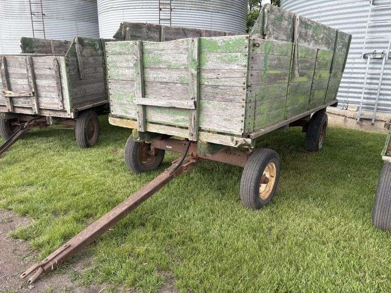 Barge Box, 5.5’x12’, 31” Sides, sideboards, on Mn 4 Wheel Gear, Hoist