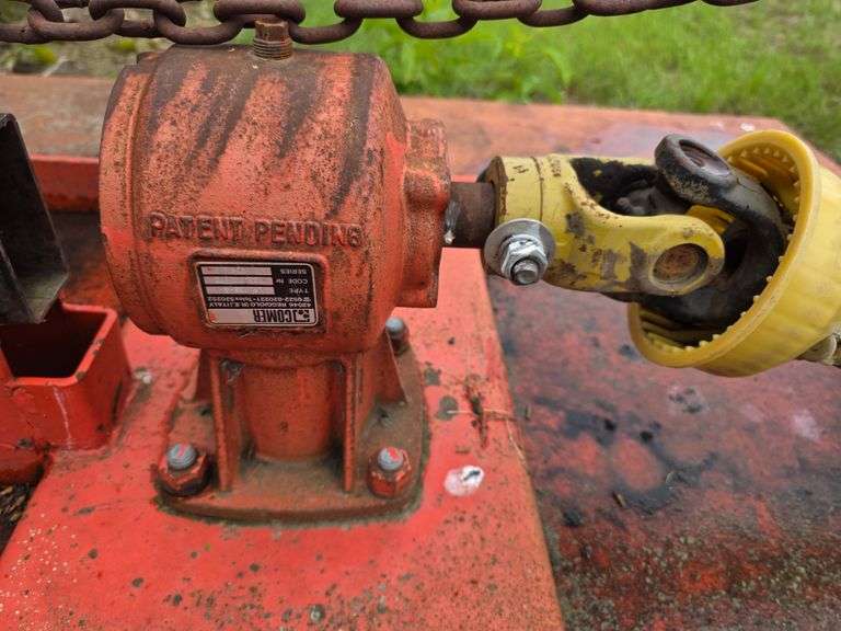United Farm Tools 3pt Rough Cut Mower, 5’, 540 PTO, Single Rear Tire, SN: 12092
