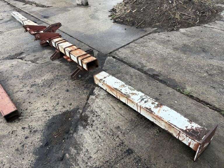 21’ of 5”x7”x1/4” Rectangle Tube, with IH 3 pt parts