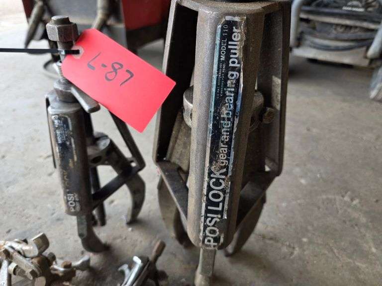 Gear and Bearing Pullers, Model 110, 106 and 2 Misc