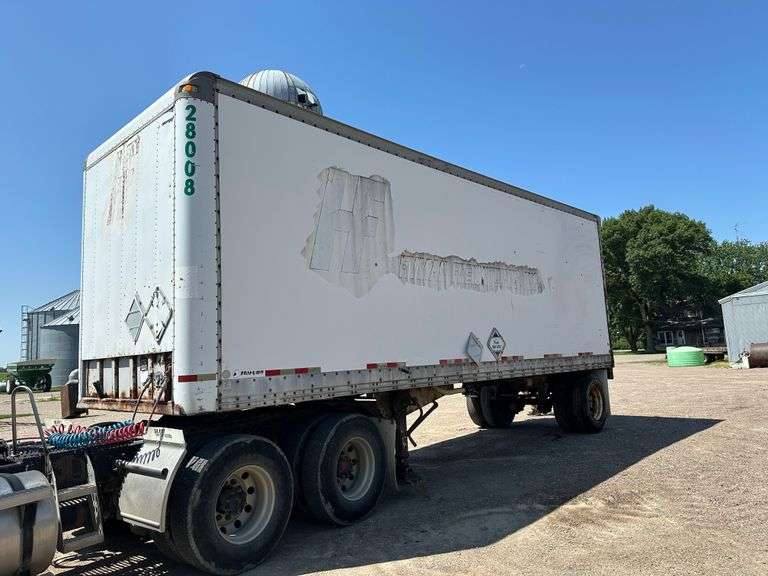 1964 Morgan Single Axle Semi Water Trailer, 28' Long, (2) 1,600 Gallon Tanks, Inductor and 5hp Motor