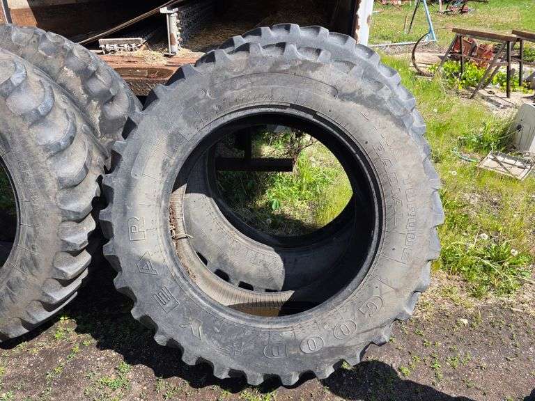 (2) Goodyear 380/85R34 Tires