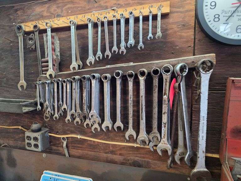Large Assortment of Open End Wrenches