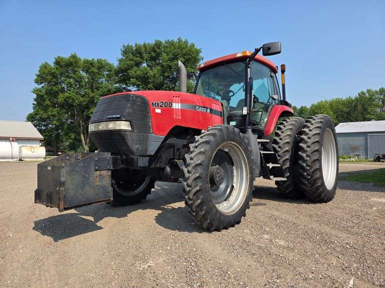 2000 Case MX200 MFWD Tractor, Power Shift Transmission, 6,732 Hours, 3pt with Quick Hitch, Rock Box,