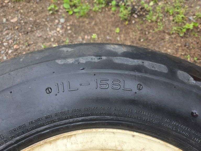 11L15 Tire on 6 Bolt Rim
