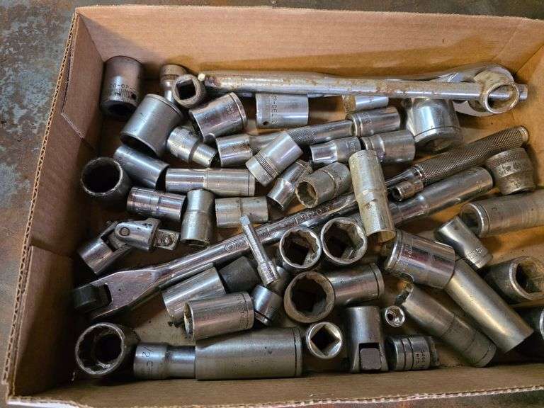 Large Assortment of Sockets