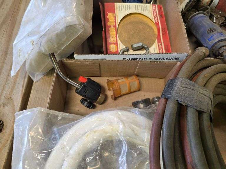 Acetylene Hoses, Rotary Sander and Misc Assortment of Items