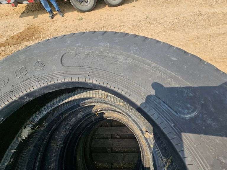 (6) 11 x 22.5 Tires off a John Deere 1770NT Planter, Buying All for One Money