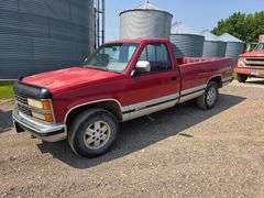1991 Chevrolet Silverado 1500, 4x4, Single Cab Pickup with 8’ Box, V8 Engine, 5 Speed Manual Transmi