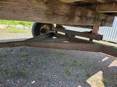 4 Wheel Trailer with Hydraulic Hoist, 8’ x 10’, Wood Floor, 6 Bolt Hubs