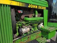 1990 John Deere 4455 2 Wheel Drive Tractor, 8,855 Hours, Quad Range Transmission, 9.50-20 Fronts, 14