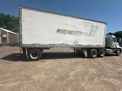 1984 Morgan Single Axle Semi Water Trailer, 28' Long, (2) 1,600 Gallon Tanks, Inductor and 5hp Motor