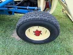 1963 Ford 4130 Industrial Tractor with Loader and 6’ Blade, 13.6-28 Diamond Tread Tires, Unknown Act