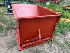 1.5 Yard Dumpster Pallet Fork Hookup, Self Dumping