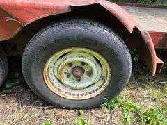 1985 DRCT 7’ x 16’ Car Trailer, Hand Crank Winch, Ramps, Comes with 7’ x 16’ Gates that were Made to