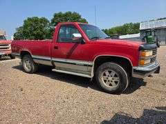 1991 Chevrolet Silverado 1500, 4x4, Single Cab Pickup with 8’ Box, V8 Engine, 5 Speed Manual Transmi