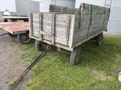 Barge Box, 5.5’x12’, 29” Sides, Sideboards, on Oliver 4 Wheel Gear, Hoist