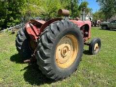 Massey Harris Model 55 Wide Front Tractor, 18.4 x 34 Rears, 7.50 x 18 Fronts, 540 PTO, Engine is Loo