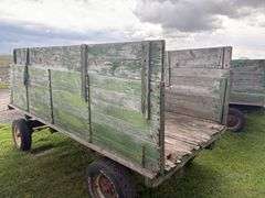 Barge Box, 5.5’x12’, 31” Sides, sideboards, on Mn 4 Wheel Gear, Hoist