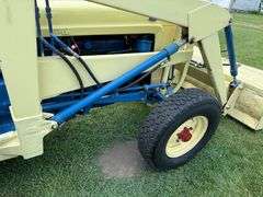 1963 Ford 4130 Industrial Tractor with Loader and 6’ Blade, 13.6-28 Diamond Tread Tires, Unknown Act