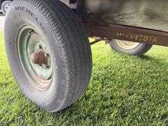 Flat Rack on Mn 4 Wheel Gear, Wood Deck, 8’x16’